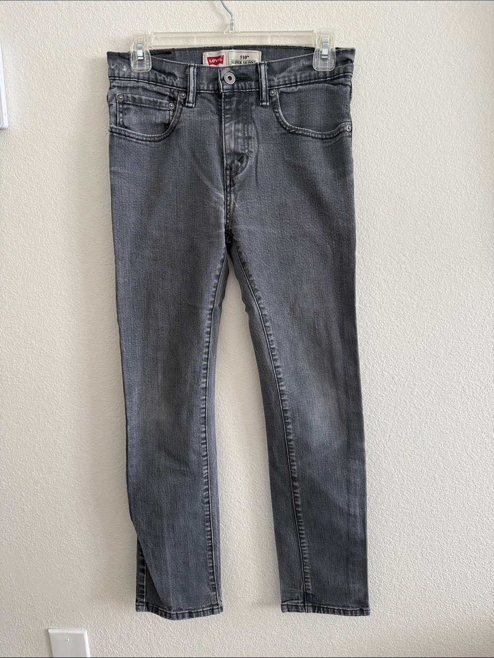 Levi's Men's Washed Charcoal Slim Straight Jeans size 29/29